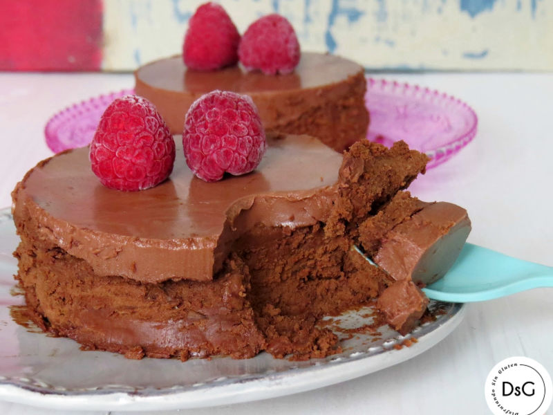 tarta de queso mascarpone y chocolate sin gluten
