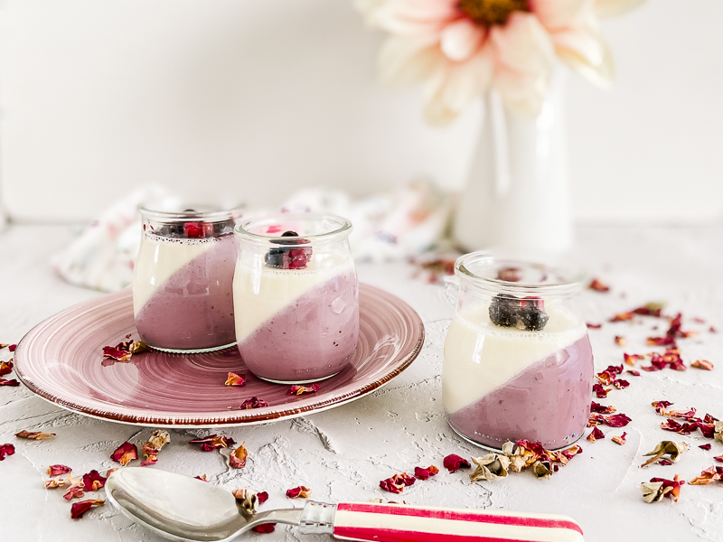 Panna Cotta de frutos del bosque