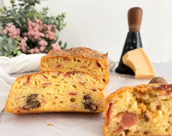 Cake de queso y bacon