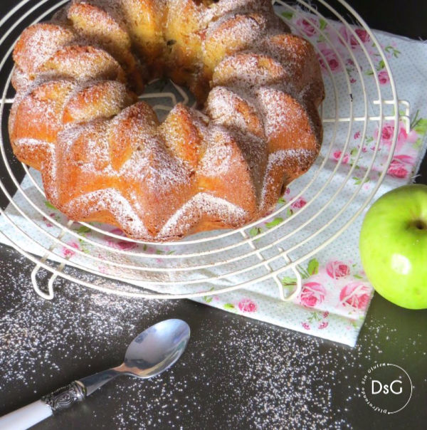 Receta de bundt cake de manzana caramelizada