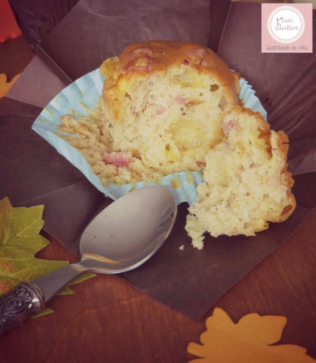 muffins de bacon y queso sin gluten