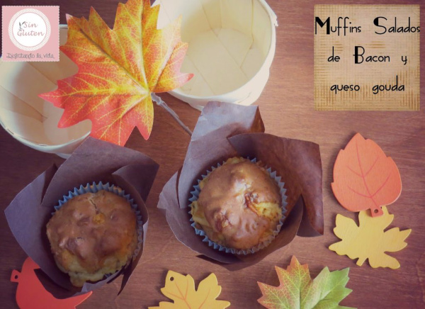 muffins salados de bacon sin gluten
