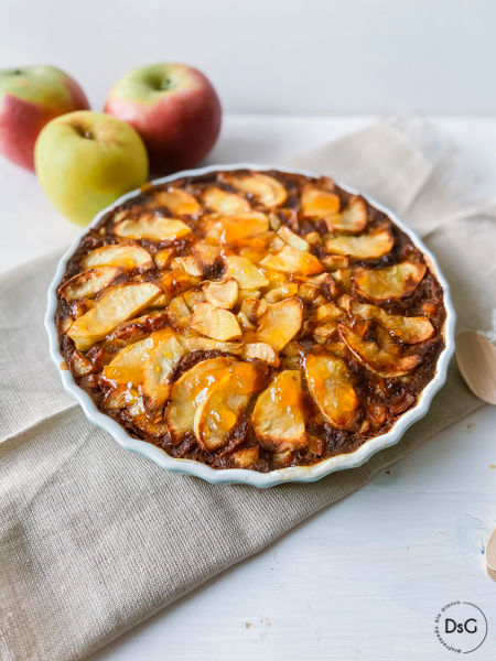 receta de tarta de manzana sin gluten