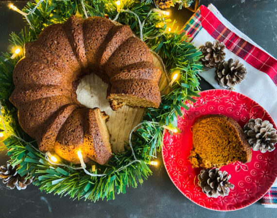 Bundt cake de jengibre y miel