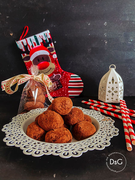 trufas de galletas y nueces