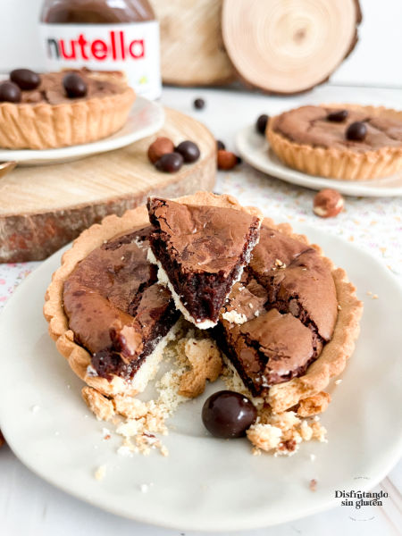 Tartaletas sin gluten de nutella