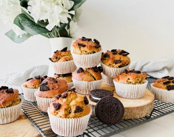 Muffins de oreo sin gluten