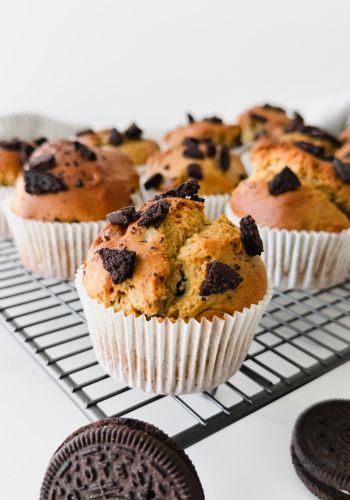 Muffins de oreo sin gluten