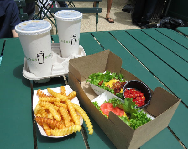 menu sin gluten Shake Shack Nueva York