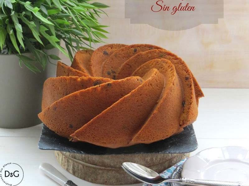 bundt cake de queso mascarpone sin gluten