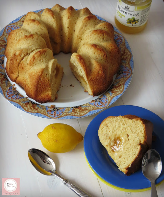 bundt cake de limón sin gluten