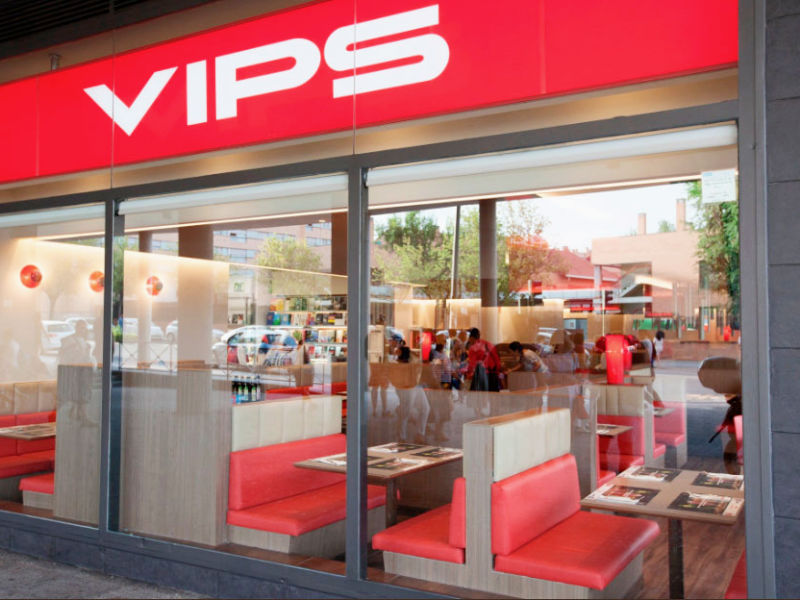 Cadena Vips sin gluten