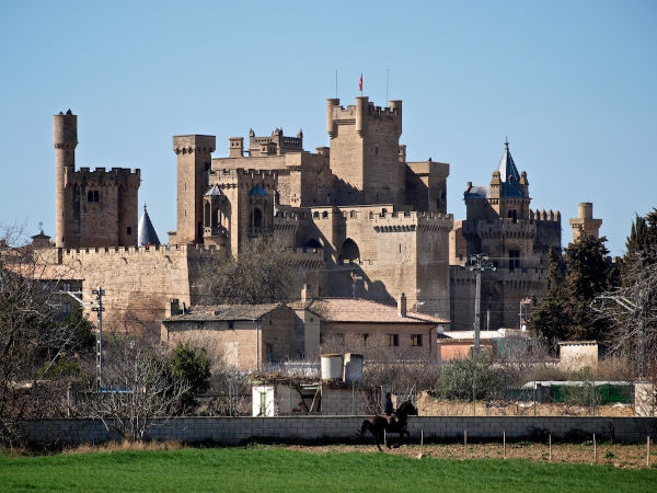 castillo de Olite en Navarra