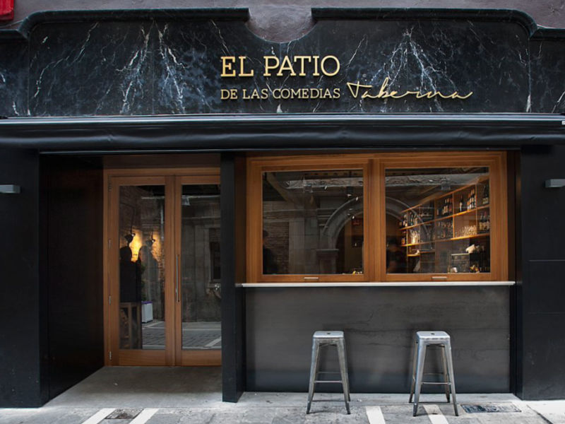 Restaurante con opciones sin gluten Patio de Comedias Pamplona