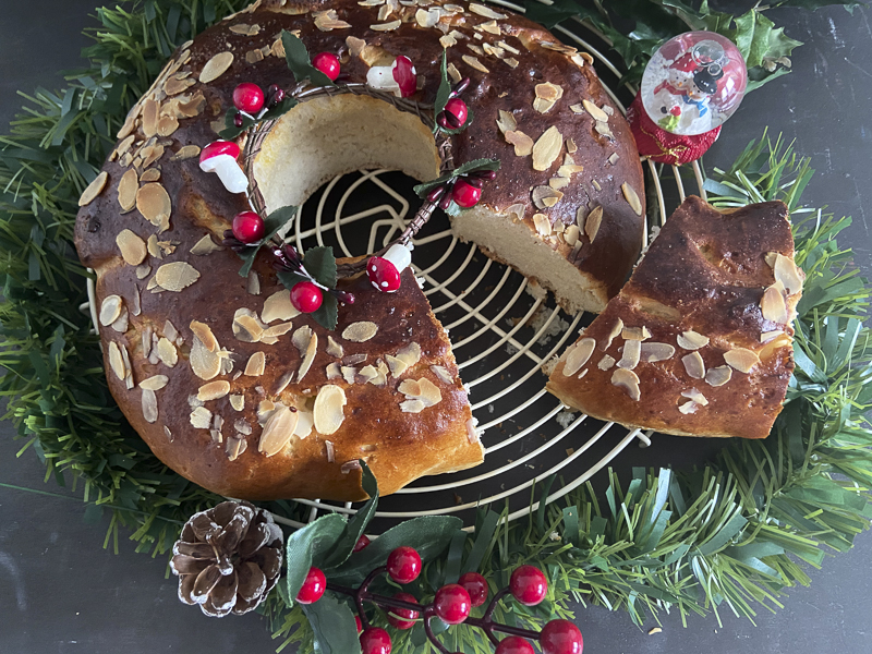 Roscón de Reyes sin gluten