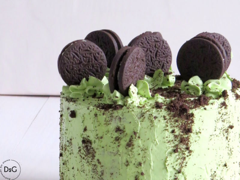 bizcocho de chocolate y menta sin gluten