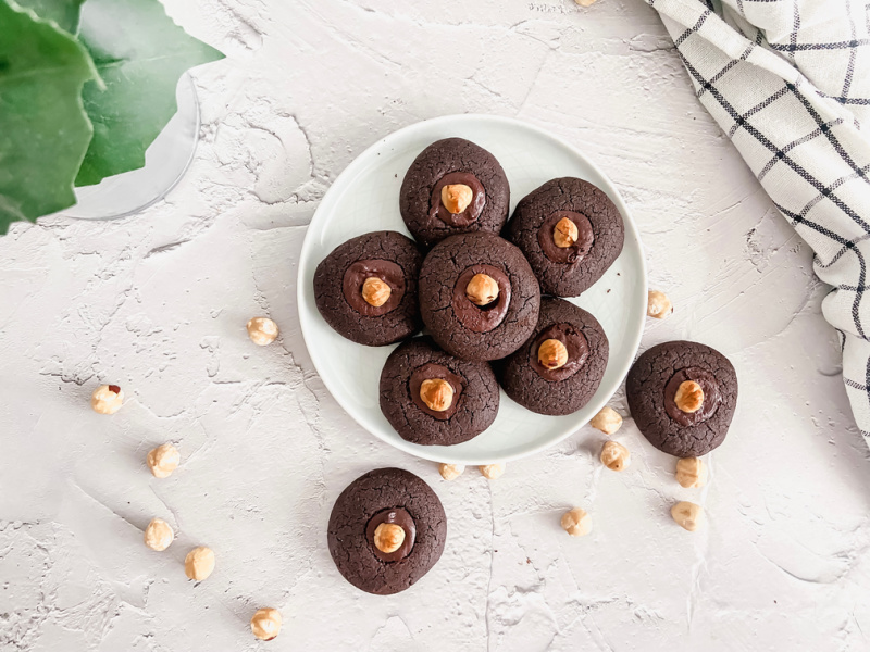 Galletas de crema de cacao