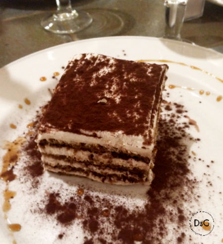 tiramisu sin gluten de da nicola Madrid