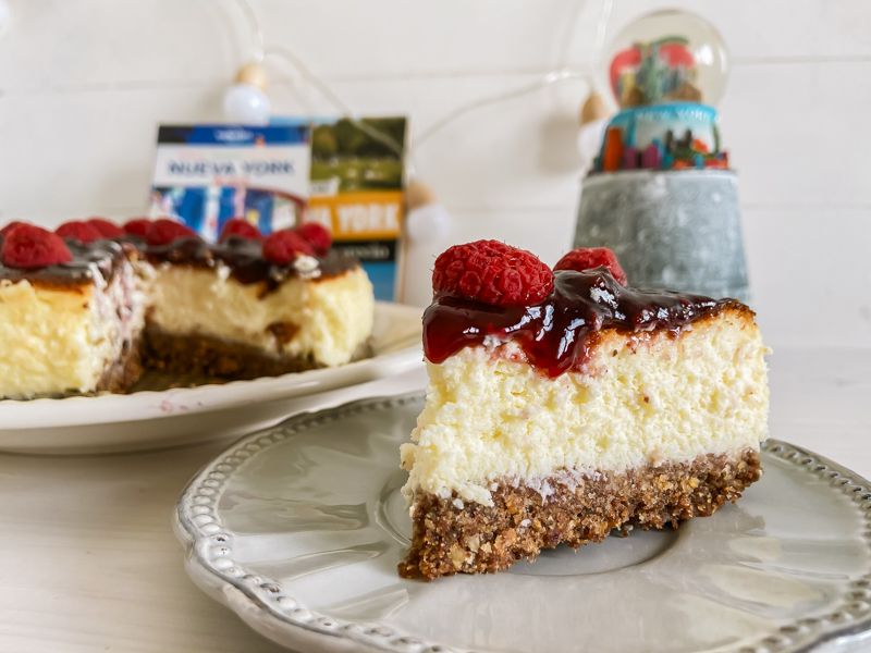 New York cheesecake sin gluten