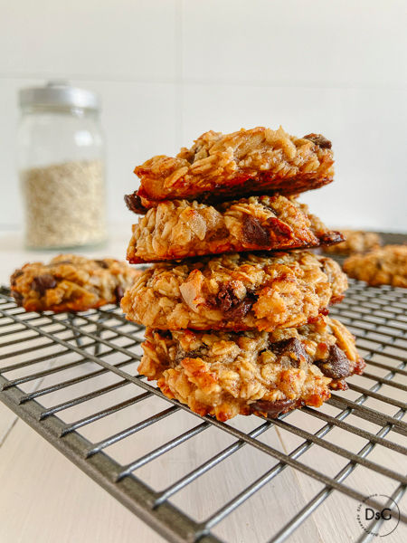 galletas de avena y plátano sin gluten