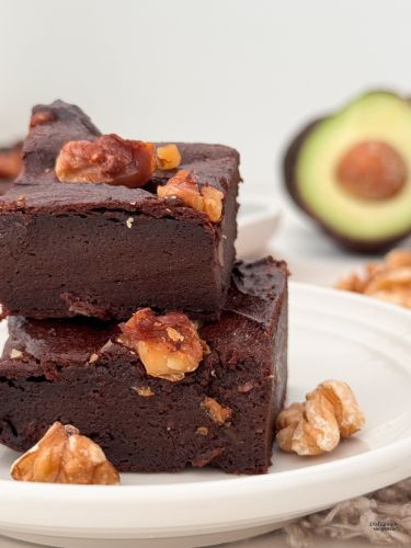 Receta de brownie de aguacate sin gluten