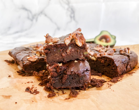 Brownie de aguacate sin gluten