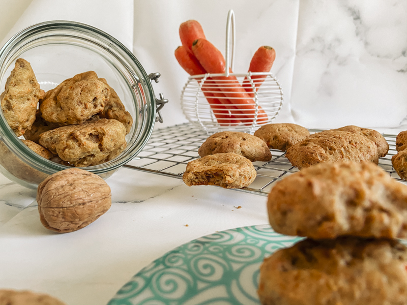 Galletas de zanahoria sin gluten