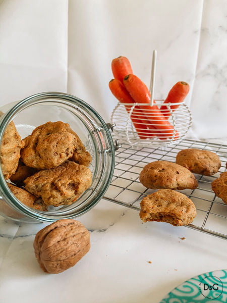 galletas zanahoria sin huevo ni lacteos