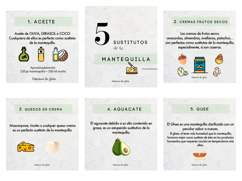 Sustitutos de la mantequilla