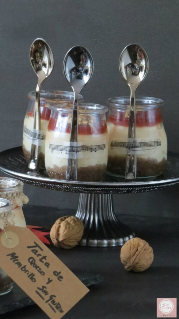 tarta queso membrillo sin gluten