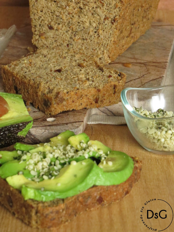 pan de semillas sin gluten