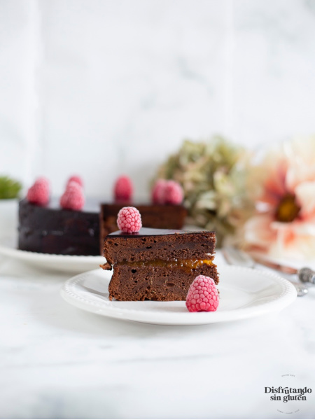 Receta de la tarta Sacher vienesa sin gluten