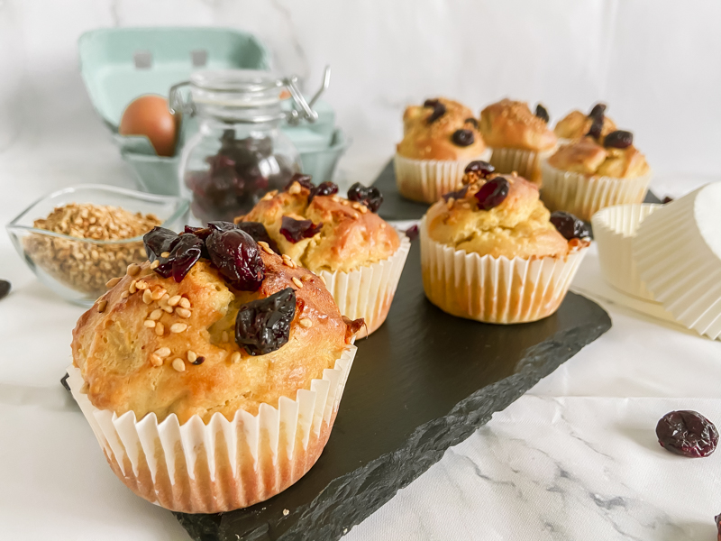 magdalenas de leche condensada sin gluten