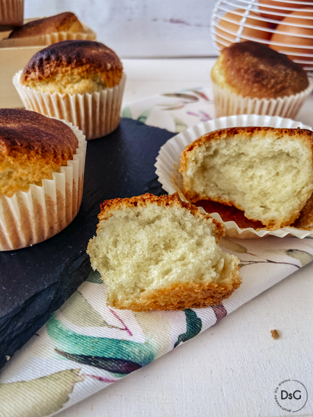 magdalenas sin gluten de nata