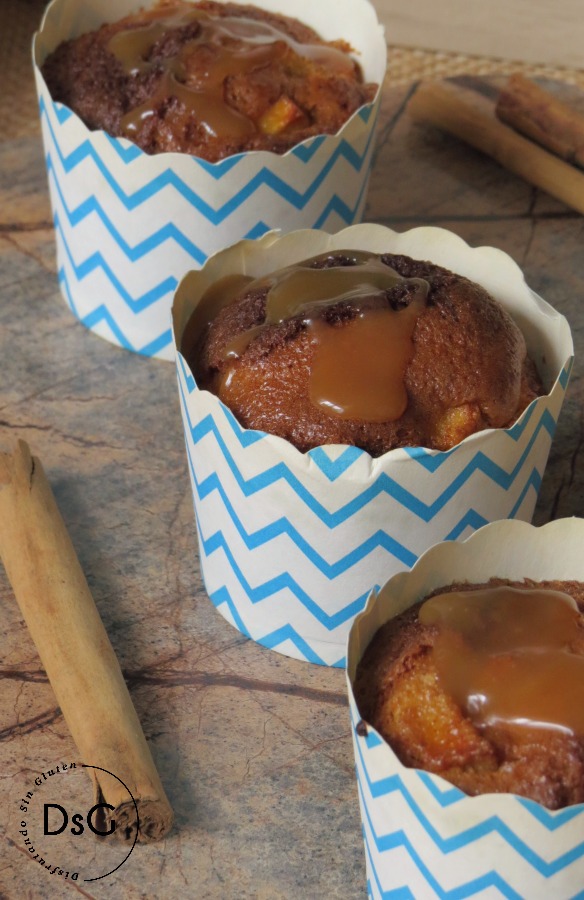 muffins de manzana sin gluten