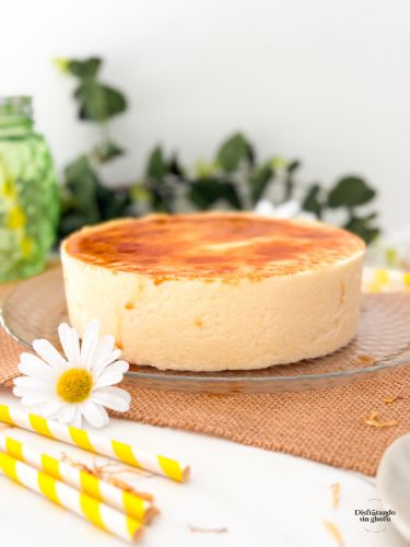 Tarta de piña cremosa sin gluten