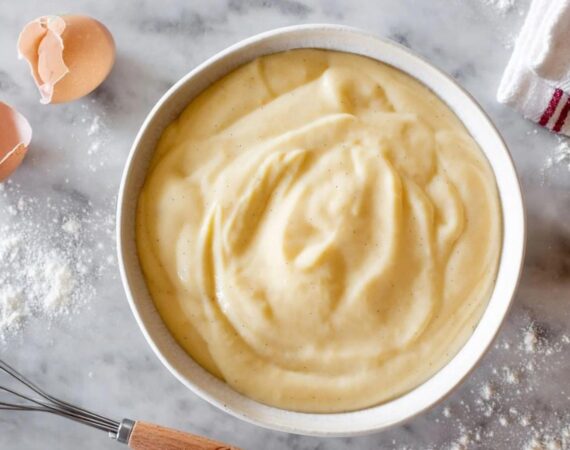Crema Pastelera sin gluten y sin lactosa