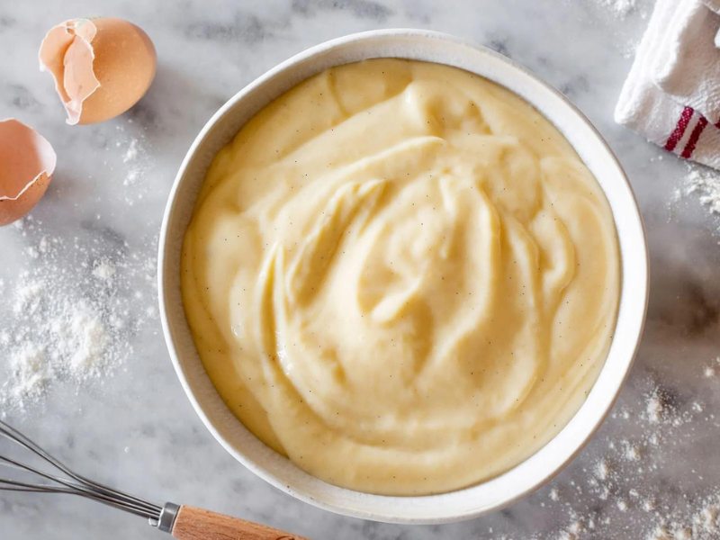 Crema pastelera sin gluten y sin lactosa