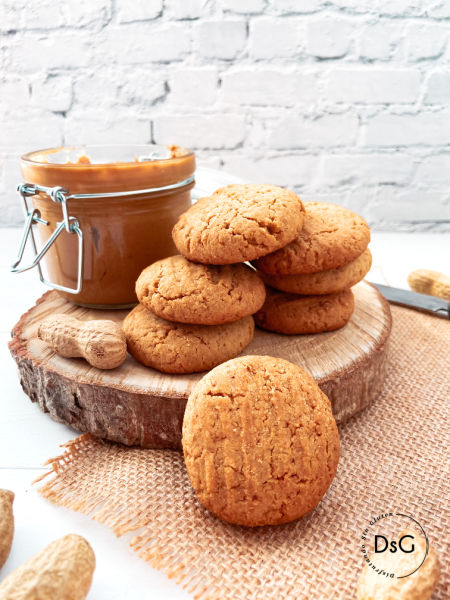 galletas de mantequilla de cacahuetes sin gluten