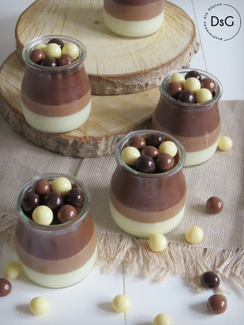 vasos tarta 3 chocolates