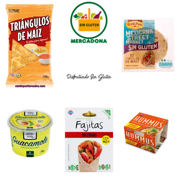 Dipeo y comida mejicana sin gluten Mercadona