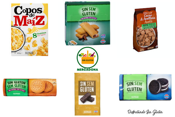 Galletas y cereales sin gluten