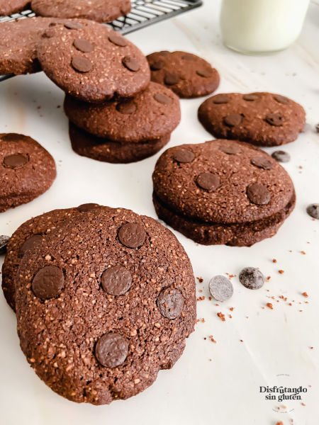 Galletas sin gluten de chocolate