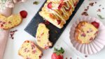 Bizcocho de fresas sin gluten