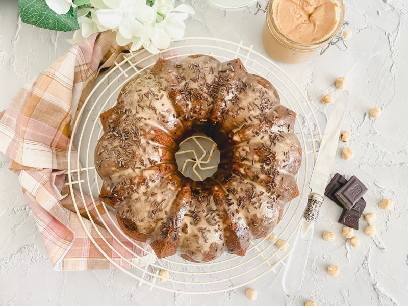 Bundt cake de avellanas sin gluten