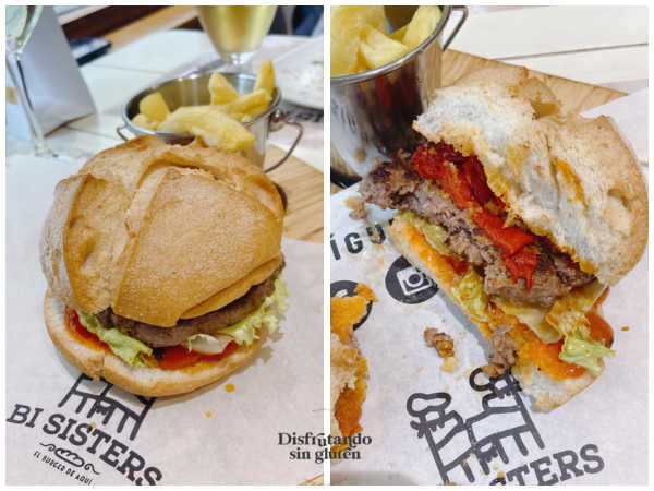 Hamburguesas sin gluten "Bi Sisters" Pamplona