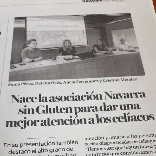 nota de prensa navarra sin gluten