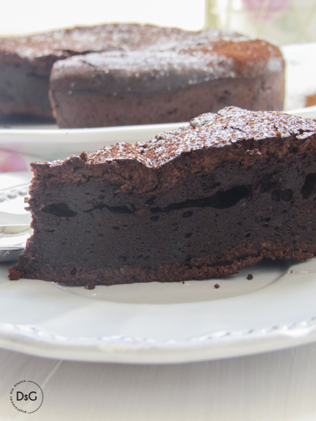 tarta brownie de chocolate sin gluten