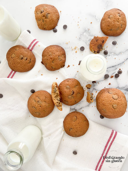 Receta de cookies sin gluten