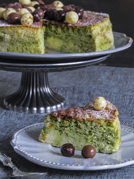 tarta de te matcha sin gluten